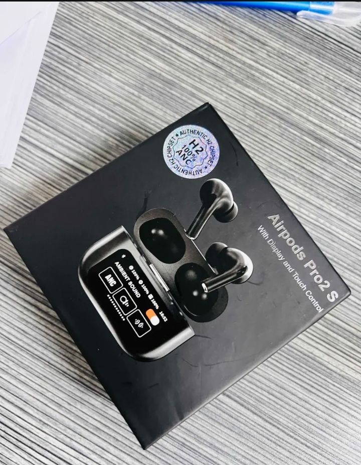 A9 Pro Display EarPods Black ব্লুটুথ হেডফোন
